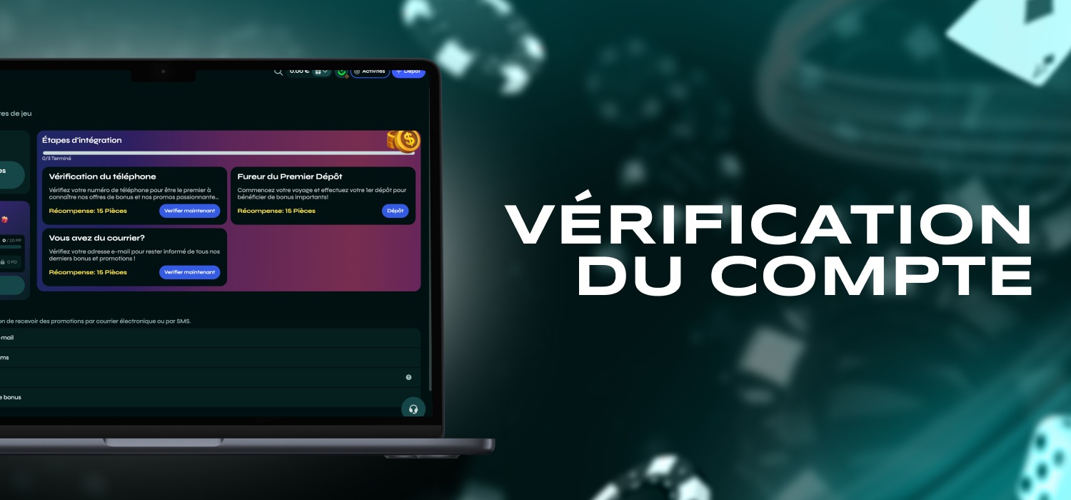 Vérification du compte sur Sava Spin Casino
