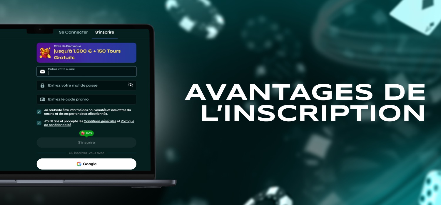 Avantages de l'inscription au casino Sava Spin
