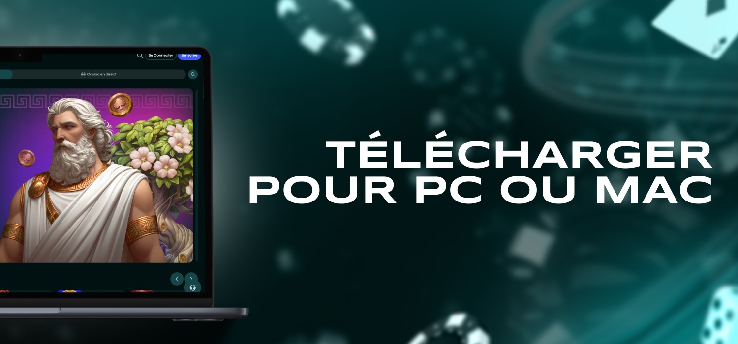 application casino sur PC et Mac