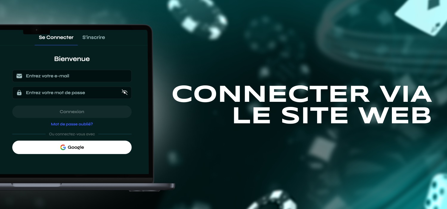 Accédez à votre compte casino via le site